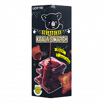 Печенье с темным горьким шоколадом Мишки Коала "LOTTE"  37гр