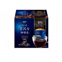 Кофе молотый Лакшери Бленди "AGF" 8 гр х 7 фильтр-пакет 