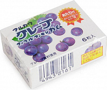 Жевательная резинка со вкусом винограда "MARUKAWA" 6 шариков 9,5 гр 
