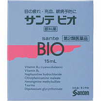 Витаминизированные капли для глаз 7 активных компонентов Sante Bio 15 мл