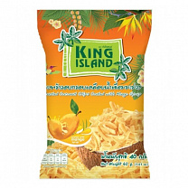 Кокосовые чипсы со вкусом манго "KING ISLAND" 40 гр