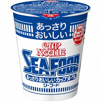 Лапша б/п с морепродуктами "NISSIN" 60 гр  