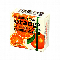 Жевательная резинка со вкусом апельсина "MARUKAWA" 4 шарика 5,4 гр 