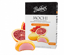 Японское мороженое Моти Красный Апельсин "BUBBIES" 6 шт 210 гр