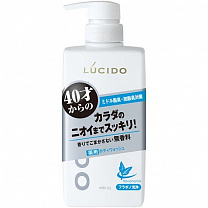 Мужское жидкое мыло для нейтрализации неприятного запаха с антибактериальным эффектом и флавоноидами (для мужчин после 40 лет) "LUCIDO" 450 мл