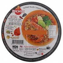 Лапша б/п со вкусом вегетарианский Том ям с овощами "PICNIC" 70 гр