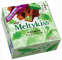 Шоколад Melty Kiss с начинкой зеленого чая матча "MEIJI" 56 гр