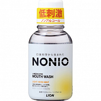Зубной ополаскиватель с длительной защитой от неприятного запаха без спирта легкий аромат трав и мяты "NONIO" 1000 мл 