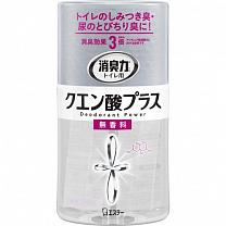 Жидкий дезодорант ароматизатор для туалета Свежесть экстра-формула с лимонной кислотой Shoushuuriki "ST" 400 мл 