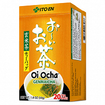 Чай с коричневым рисом пакетированный зеленый Genmaicha "ITOEN" 20 пак