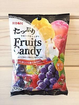 Карамель ассорти 5 фруктовых вкусов Fruits Candy "RIBON" 120 гр
