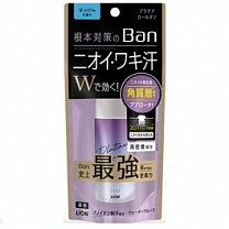 Премиальный дезодорант-антиперспирант Ban Premium  роликовый ионный блокирующий потоотделение аромат мыла "LION" 40 мл 