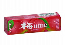 Жевательная резинка Ume со вкусом японской сливы  "LOTTE" 31 гр