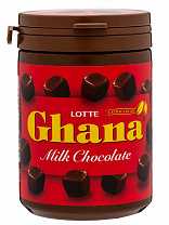 Шоколад ГАНА молочный в банке Ghana "LOTTE" 118 г