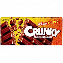 Шоколад Crunky хрустящий "LOTTE" 50 гр